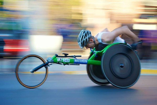 The evolution of sports equipment for athletes with disabilities.
